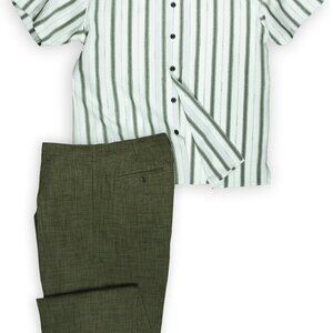 Men's Two Piece Walking Set, Olive